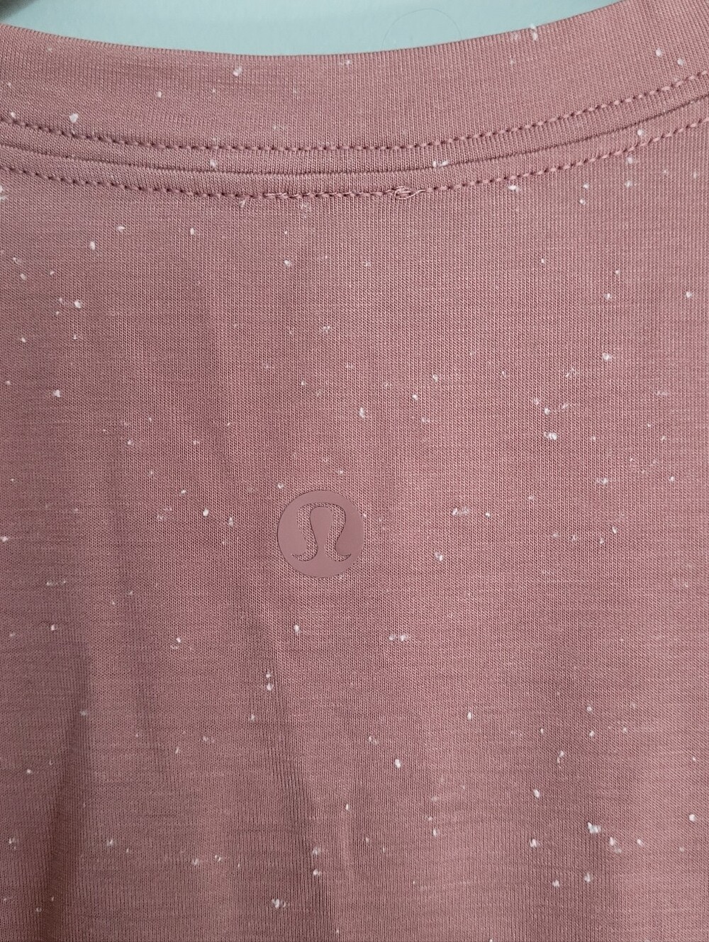 Lululemon Love Crew T-Shirt - Speckled Mauve Pink - Size 2? **No Tag** - Picture 4 of 6
